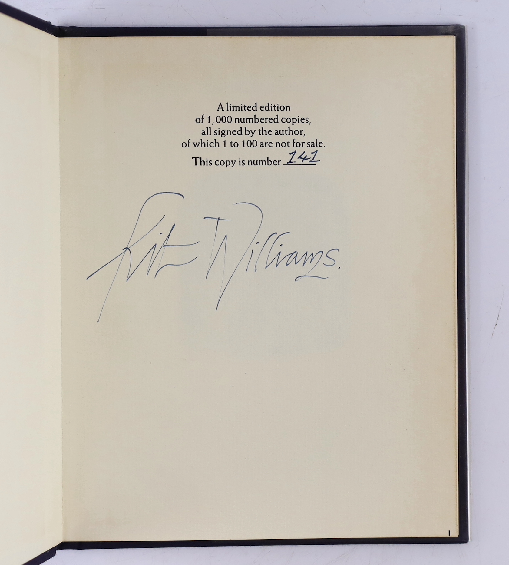 Williams, Kit. Masquerade. 1979. Number 141 of a limited edition of 1,000 copies signed by the author.